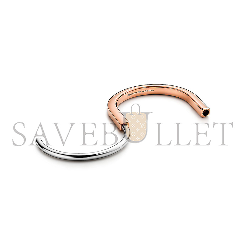 TIFFANY BRACELET ROSE GOLD AND PLATINUM GRP12331